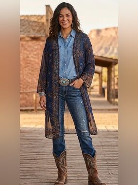 32. Dressbarn Kimono Duster